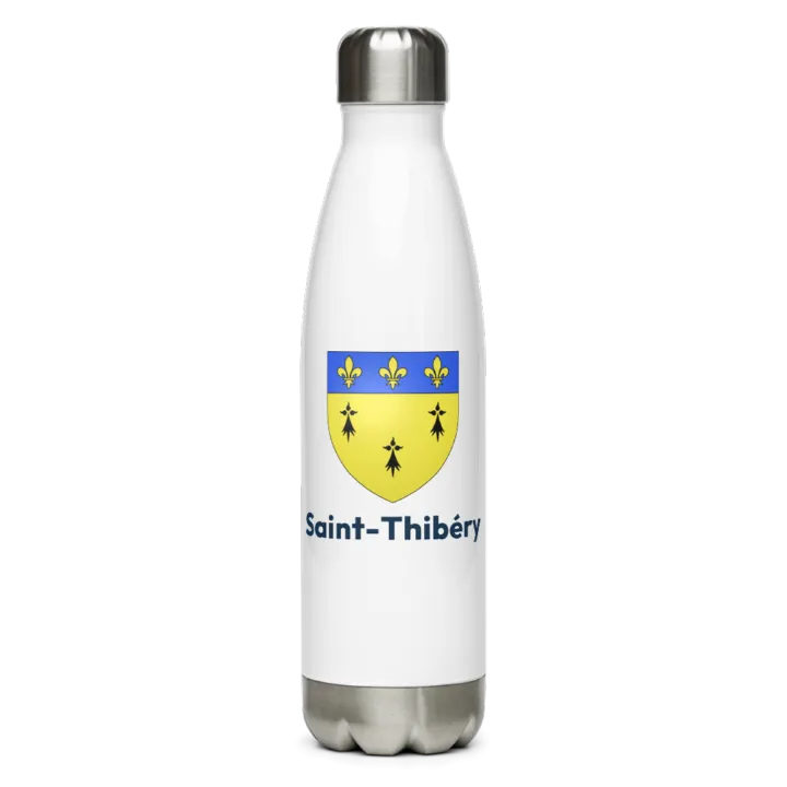 Gourde inox blason de Saint-Thibéry