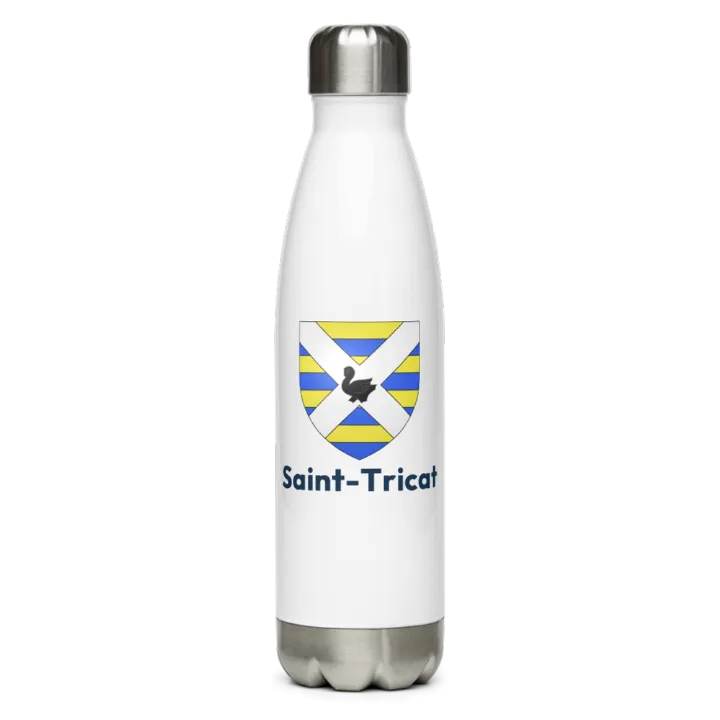 Gourde inox blason de Saint-Tricat