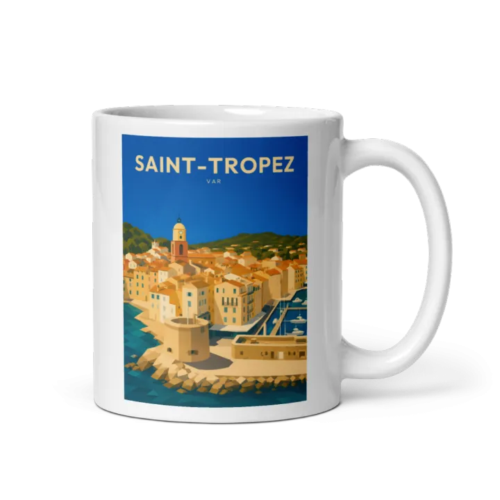 Mug — Saint-Tropez et son port animé