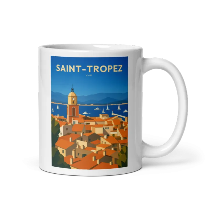Mug — Saint-Tropez et son port animé
