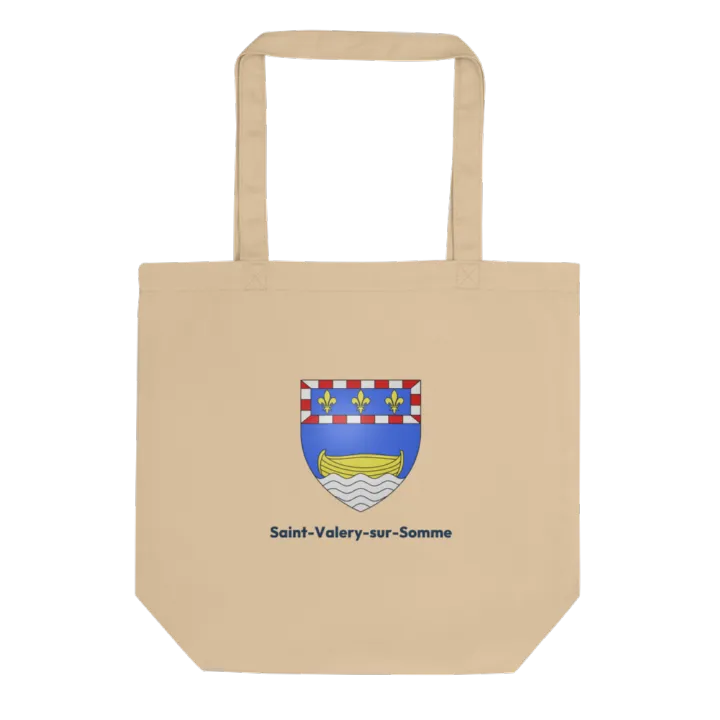 Tote bag coton bio — blason de Saint-Valery-sur-Somme