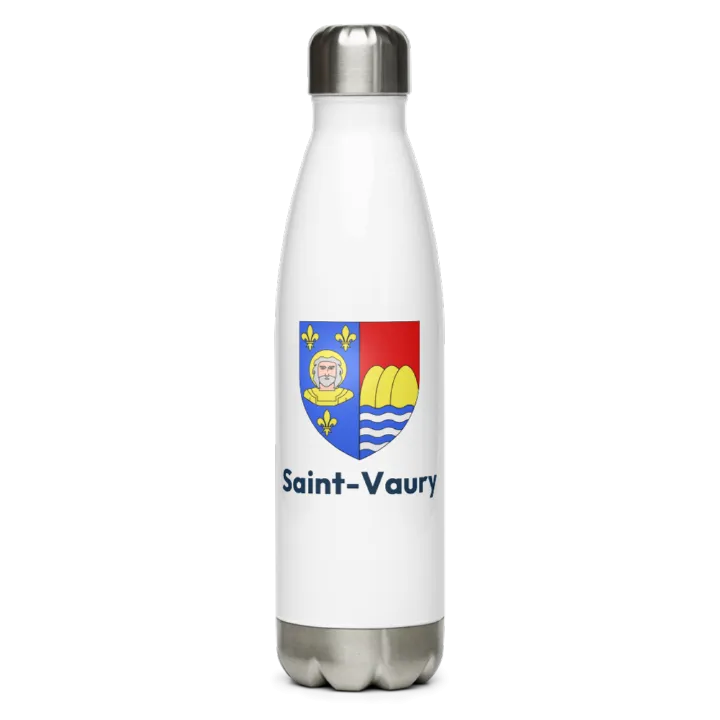Gourde inox blason de Saint-Vaury