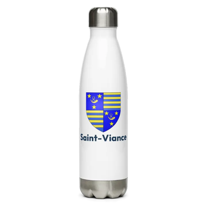Gourde inox blason de Saint-Viance