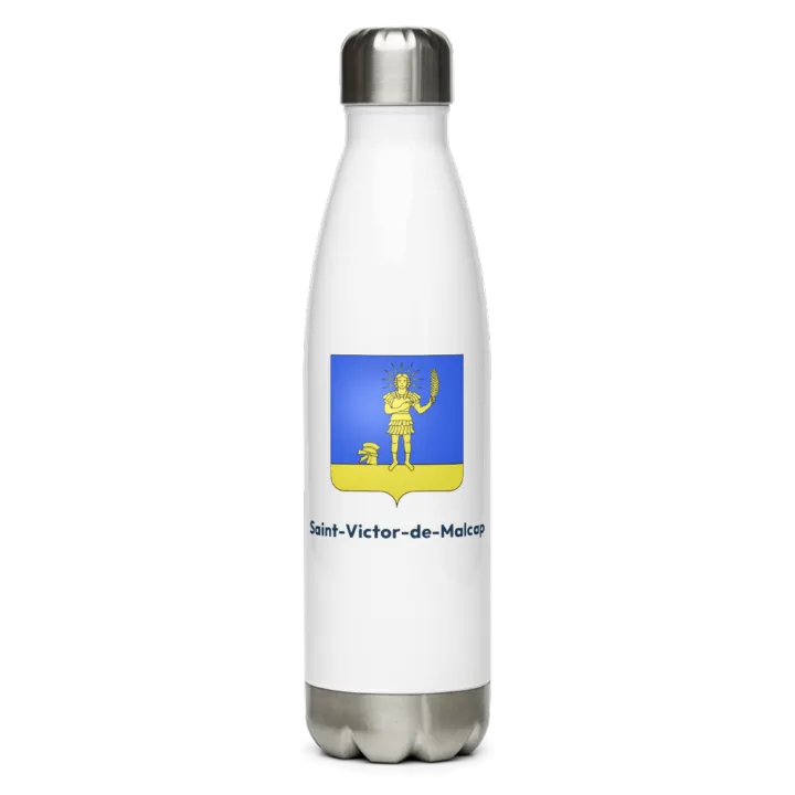 Gourde inox blason de Saint-Victor-de-Malcap
