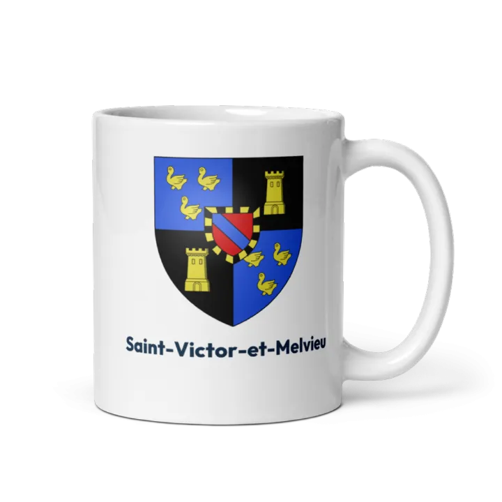 Mug blason de Saint-Victor-et-Melvieu