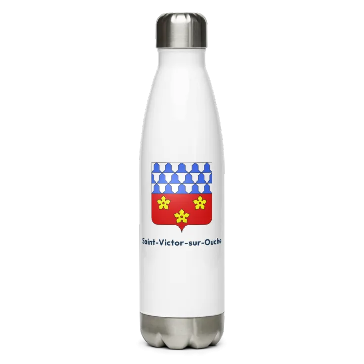 Gourde inox — blason de Saint-Victor-sur-Ouche
