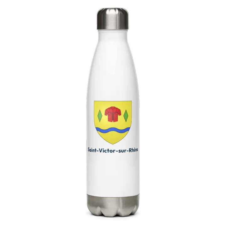 Gourde inox blason de Saint-Victor-sur-Rhins