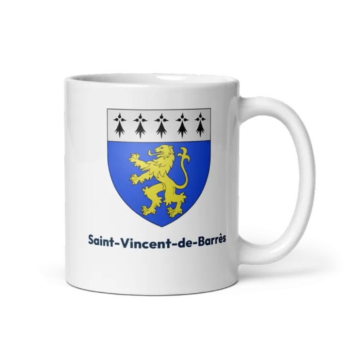 Mug blason de Saint-Vincent-de-Barrès