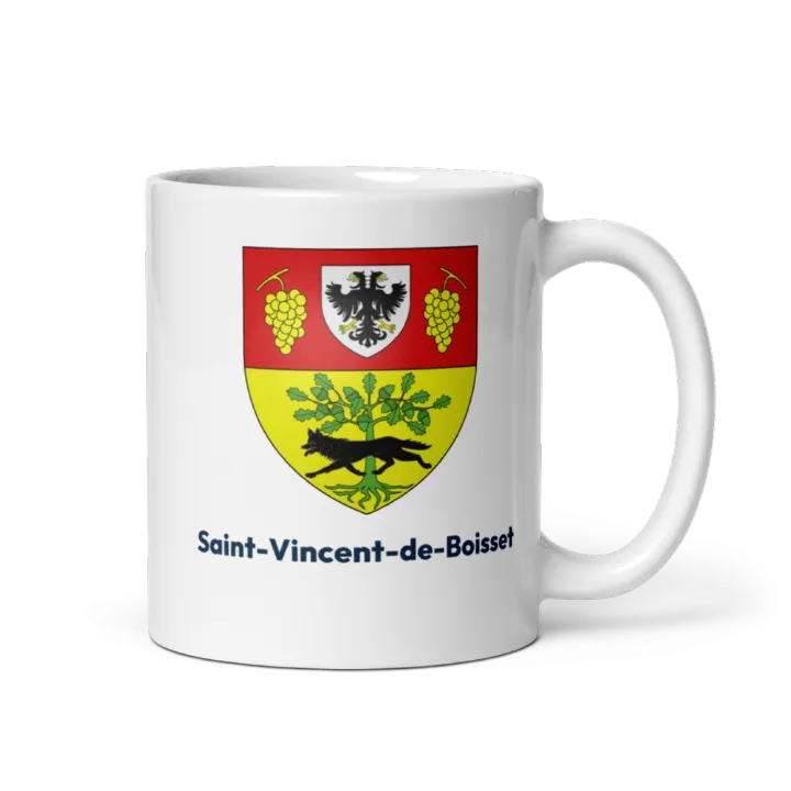 Mug blason de Saint-Vincent-de-Boisset