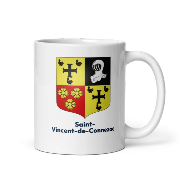 Mug blason de Saint-Vincent-de-Connezac