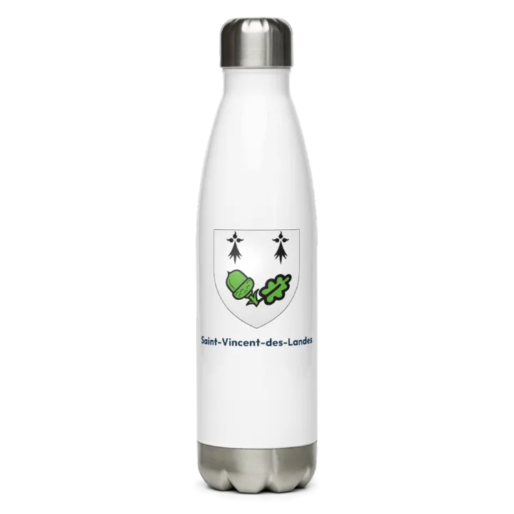 Gourde inox blason de Saint-Vincent-des-Landes