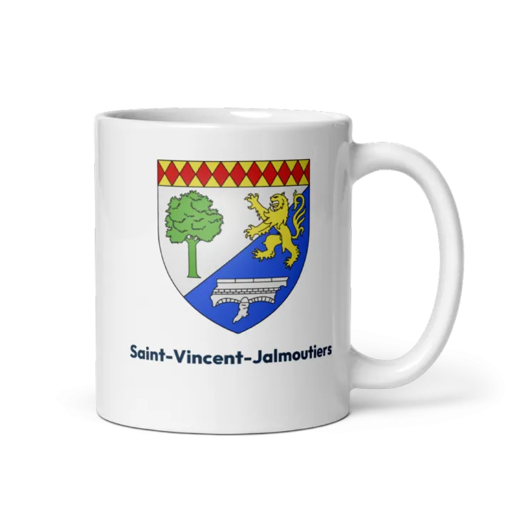 Mug blason de Saint-Vincent-Jalmoutiers