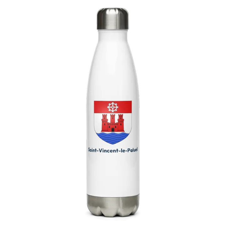 Gourde inox blason de Saint-Vincent-le-Paluel