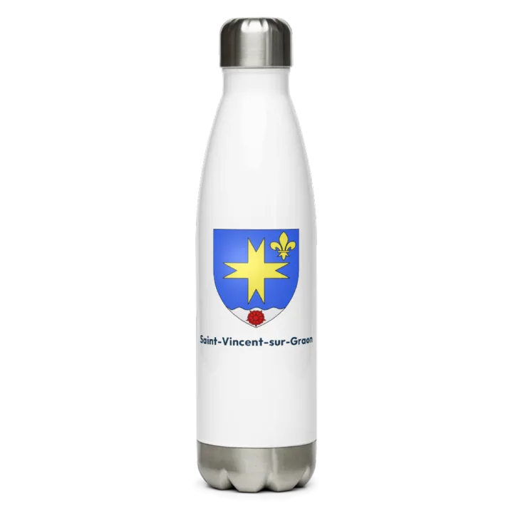 Gourde inox blason de Saint-Vincent-sur-Graon