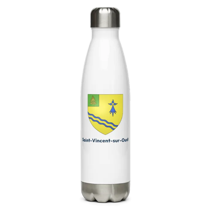 Gourde inox — blason de Saint-Vincent-sur-Oust
