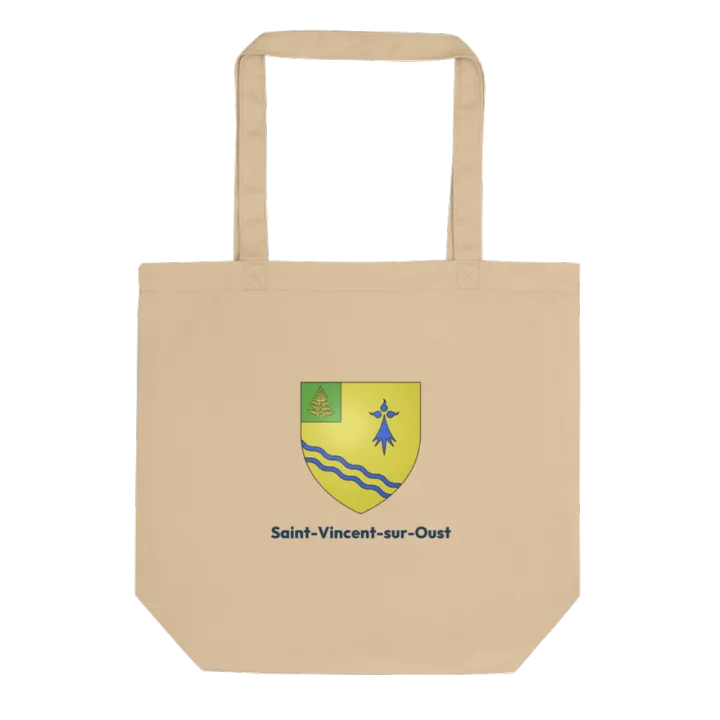 Tote bag coton bio — blason de Saint-Vincent-sur-Oust
