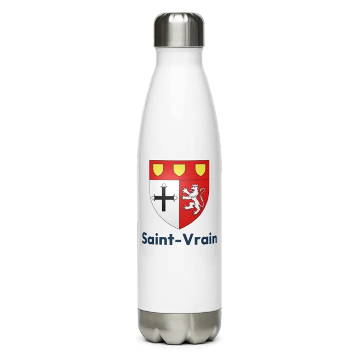 Gourde inox blason de Saint-Vrain