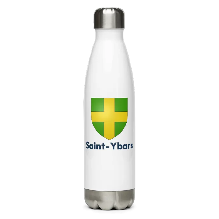 Gourde inox blason de Saint-Ybars