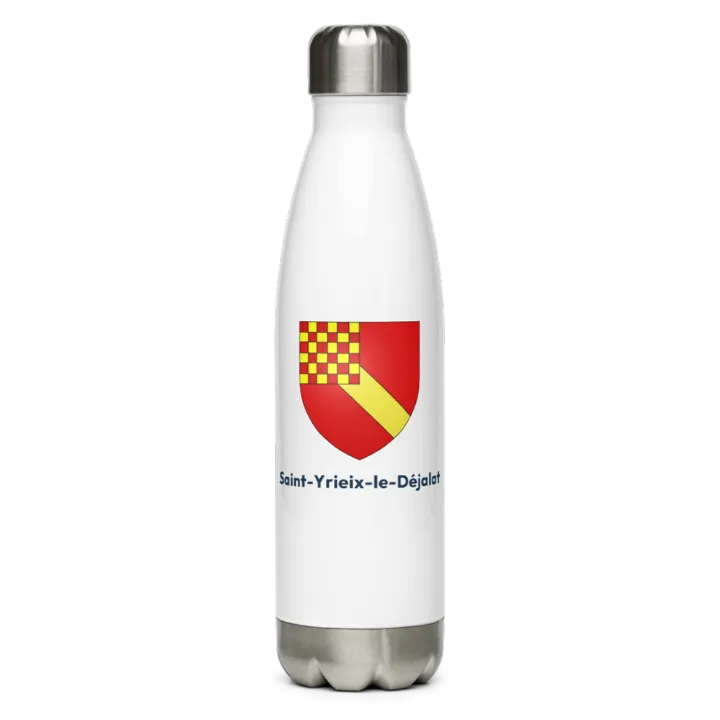 Gourde inox blason de Saint-Yrieix-le-Déjalat