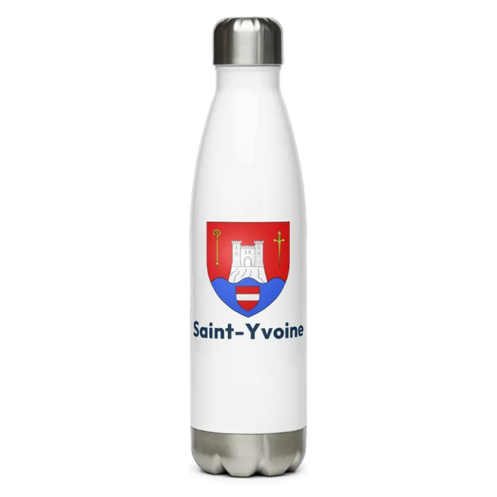 Gourde inox — blason de Saint-Yvoine