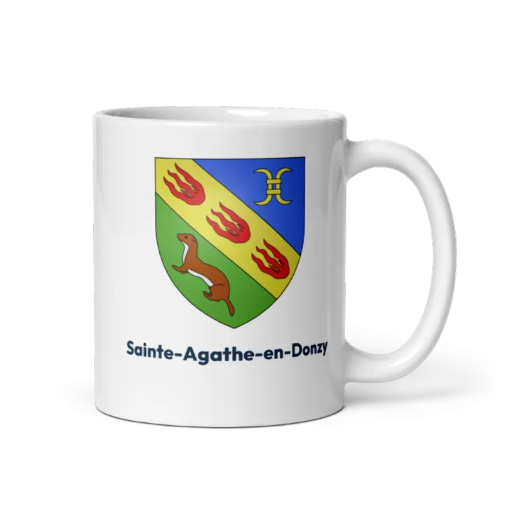 Mug blason de Sainte-Agathe-en-Donzy
