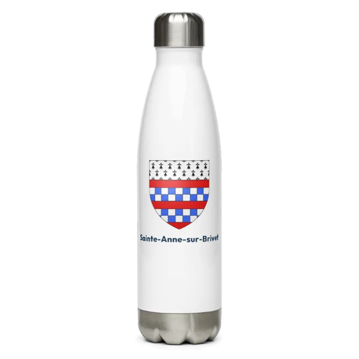 Gourde inox blason de Sainte-Anne-sur-Brivet