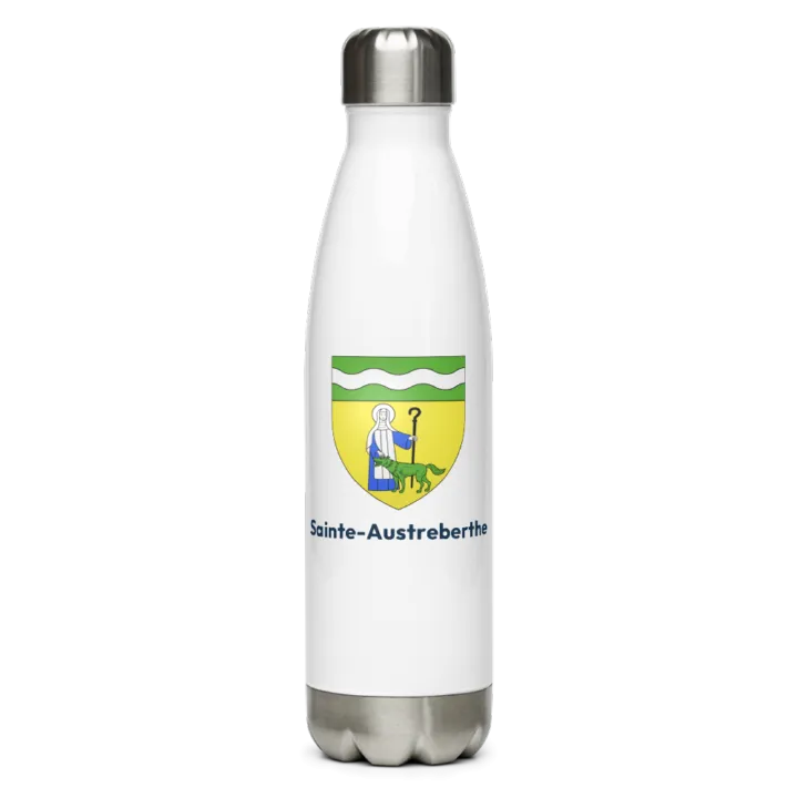 Gourde inox — blason de Sainte-Austreberthe
