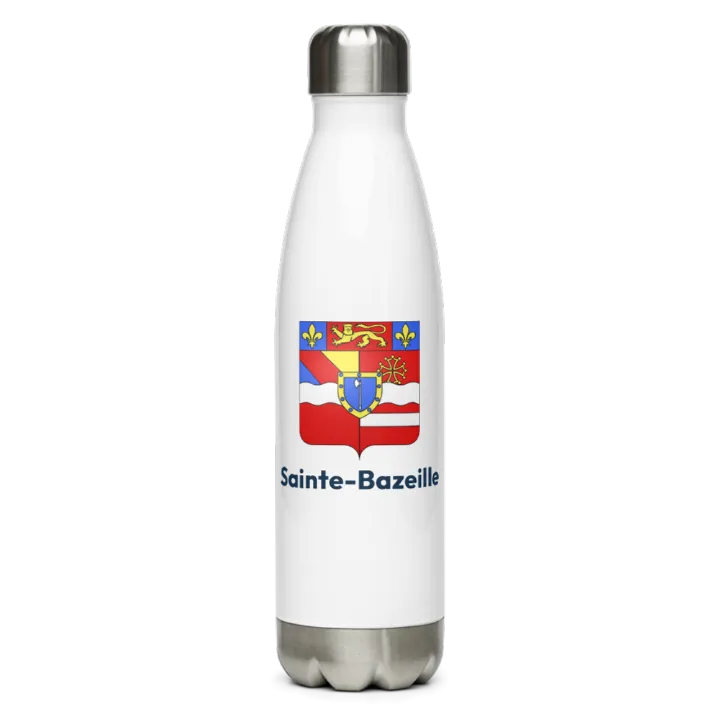 Gourde inox blason de Sainte-Bazeille