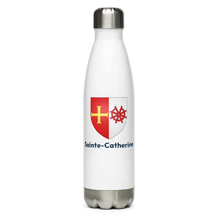 Gourde inox blason de Sainte-Catherine