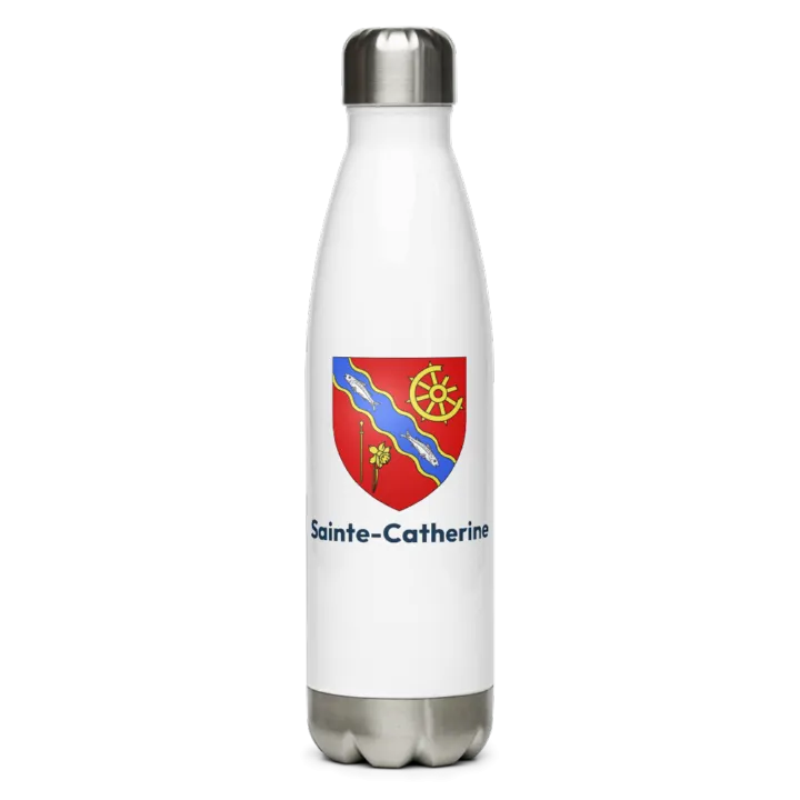 Gourde inox blason de Sainte-Catherine