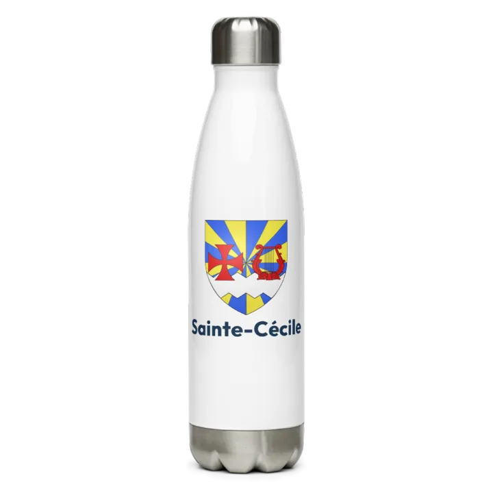 Gourde inox blason de Sainte-Cécile