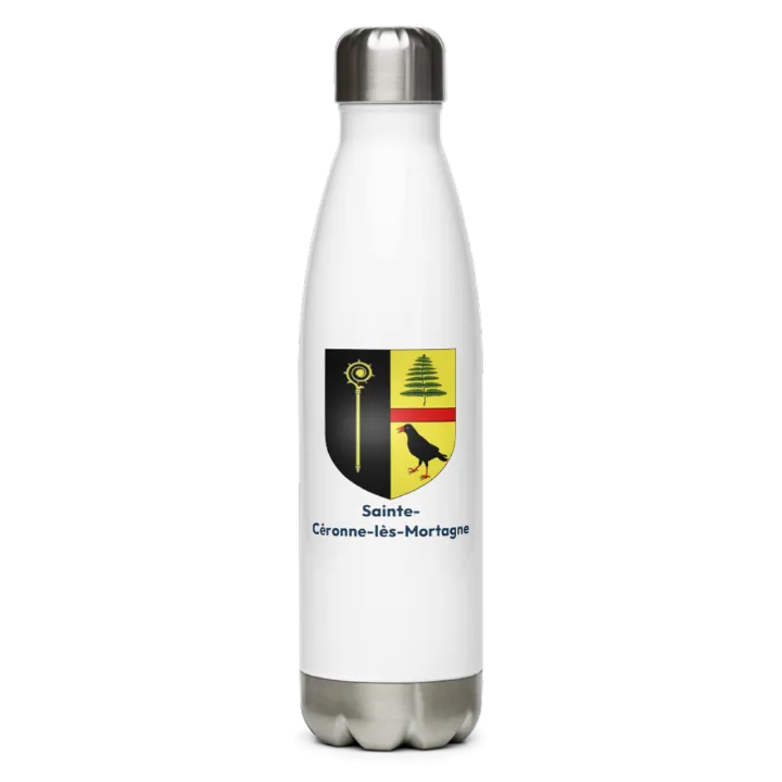 Gourde inox blason de Sainte-Céronne-lès-Mortagne