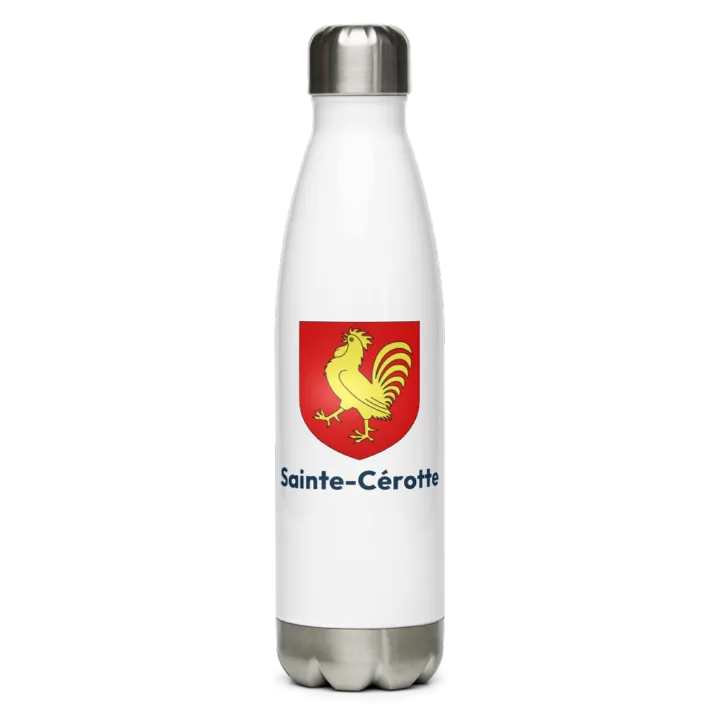 Gourde inox blason de Sainte-Cérotte
