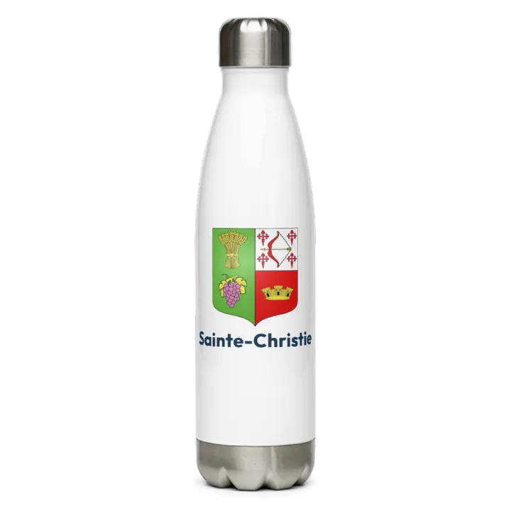 Gourde inox — blason de Sainte-Christie
