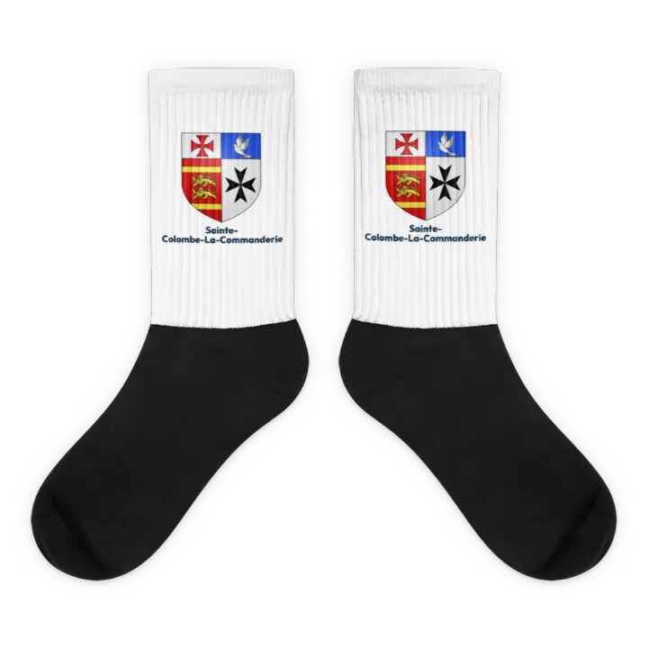 Chaussettes — blason de Sainte-Colombe-la-Commanderie