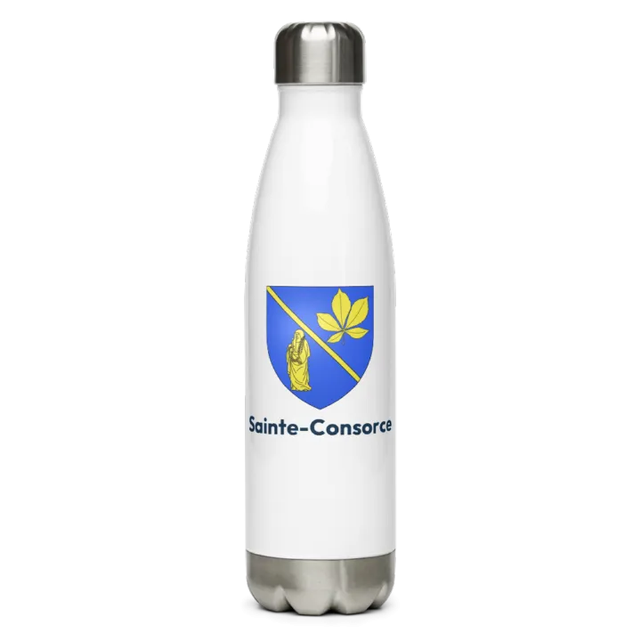 Gourde inox blason de Sainte-Consorce