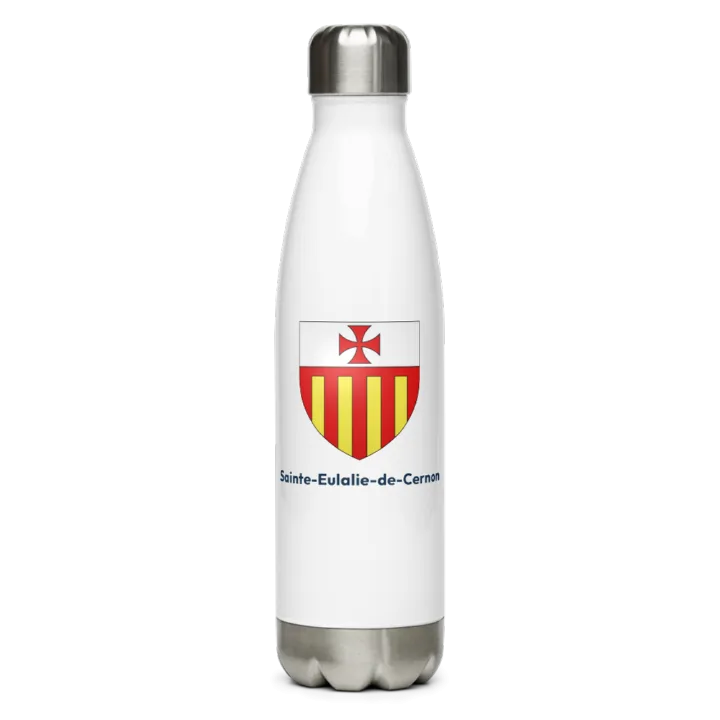 Gourde inox blason de Sainte-Eulalie-de-Cernon