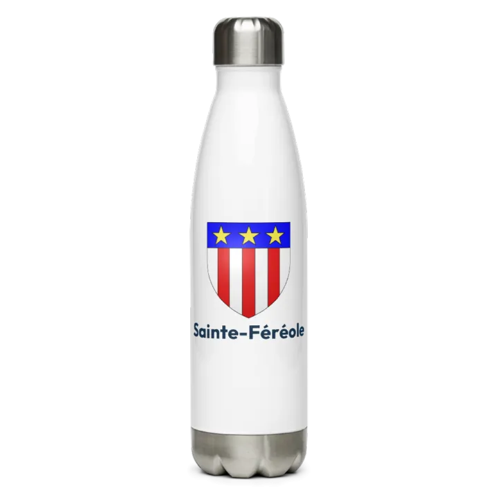 Gourde inox — blason de Sainte-Féréole