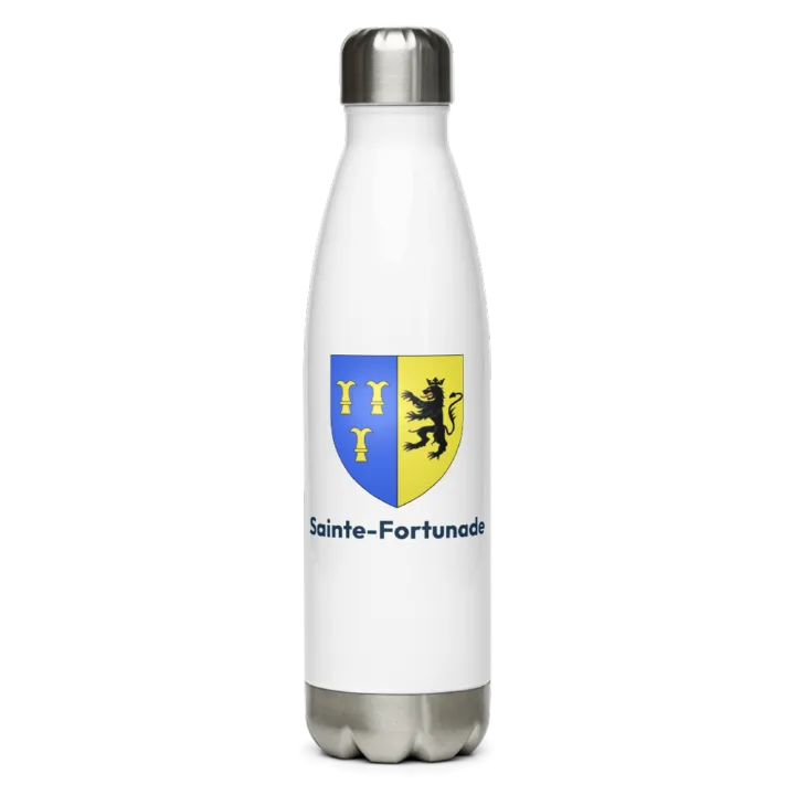 Gourde inox — blason de Sainte-Fortunade