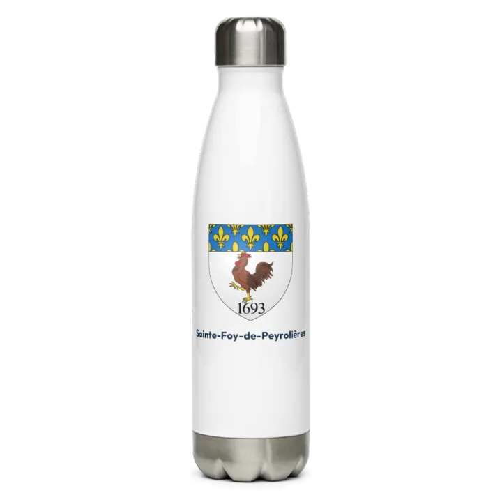 Gourde inox blason de Sainte-Foy-de-Peyrolières
