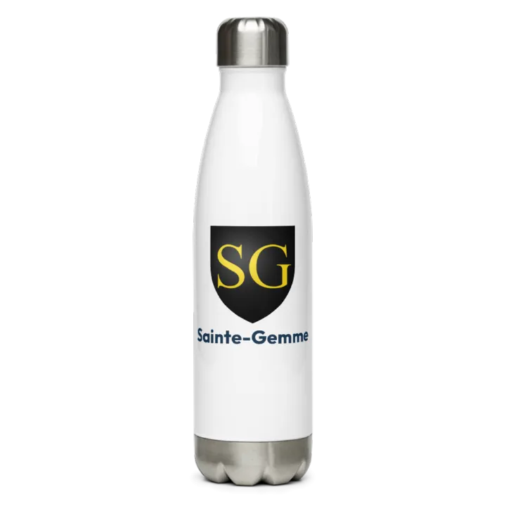 Gourde inox blason de Sainte-Gemme