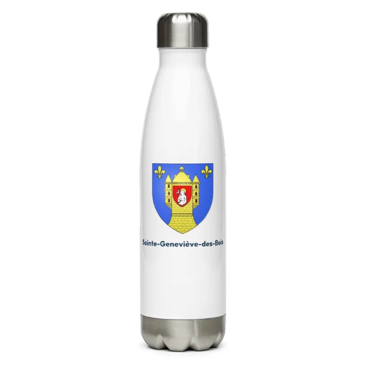 Gourde inox blason de Sainte-Geneviève-des-Bois