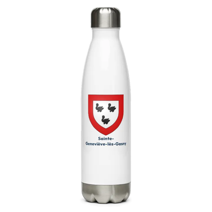 Gourde inox blason de Sainte-Geneviève-lès-Gasny