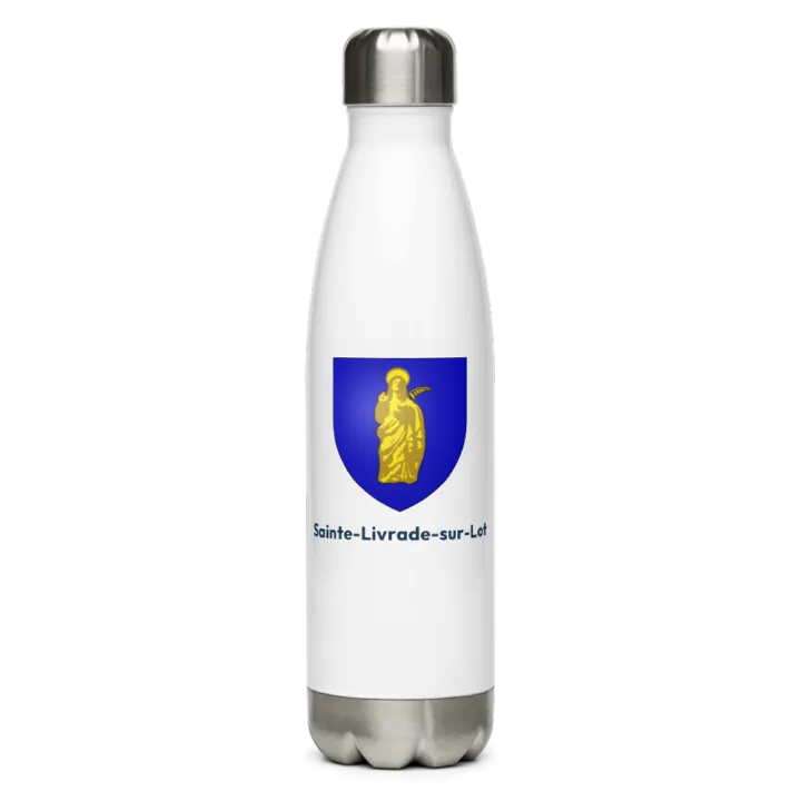 Gourde inox blason de Sainte-Livrade-sur-Lot