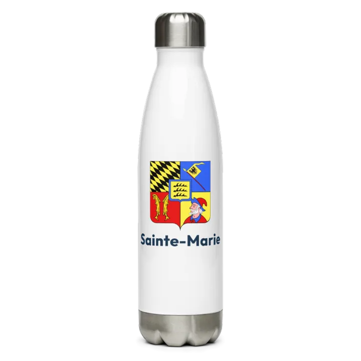 Gourde inox — blason de Sainte-Marie