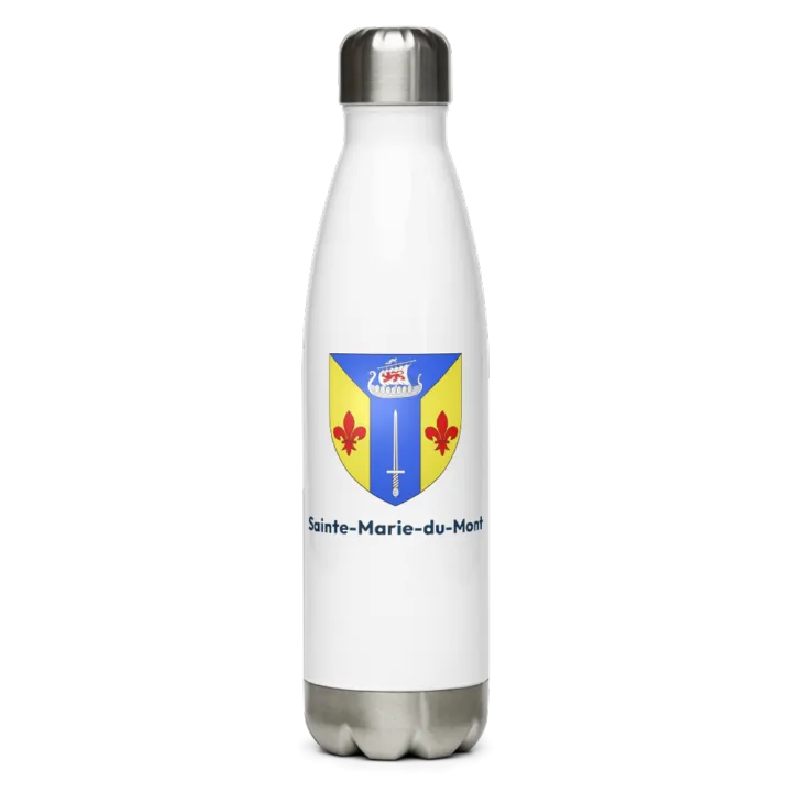 Gourde inox blason de Sainte-Marie-du-Mont