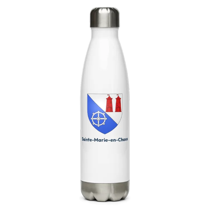 Gourde inox blason de Sainte-Marie-en-Chaux