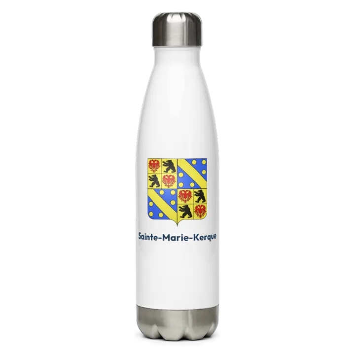 Gourde inox blason de Sainte-Marie-Kerque