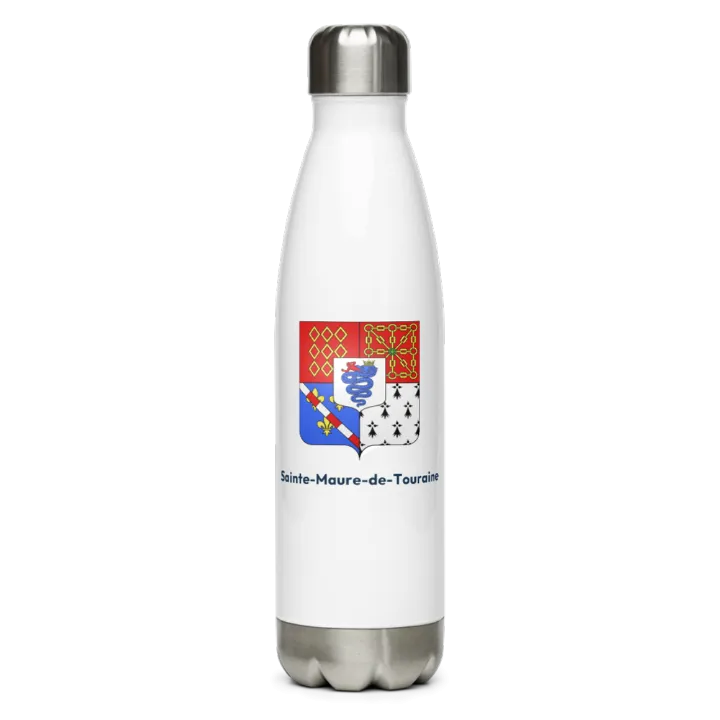Gourde inox blason de Sainte-Maure-de-Touraine
