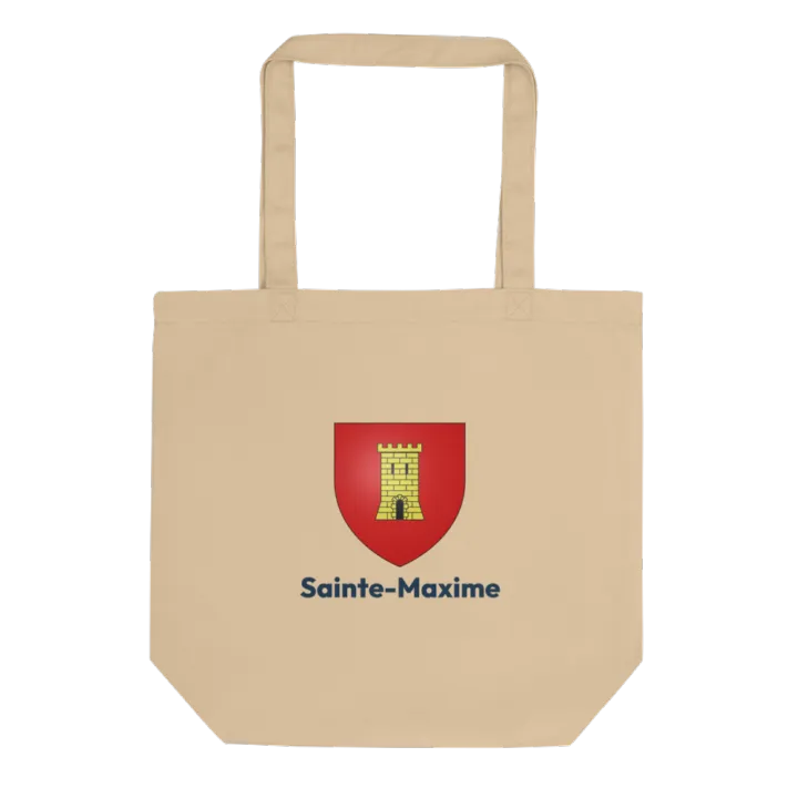 Tote bag coton bio — blason de Sainte-Maxime